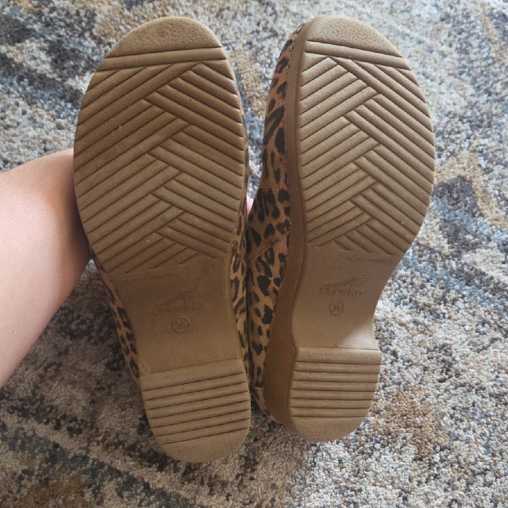 Dansko Leopard Clogs - image 6